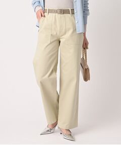 UNTITLED / アンタイトル パンツ | サテンベイカーパンツ