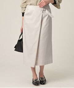 UNTITLED / アンタイトル ロング・マキシ丈スカート | デニム調シャンブレーナロースカート