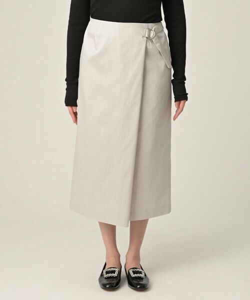 UNTITLED / アンタイトル ロング・マキシ丈スカート | デニム調シャンブレーナロースカート | 詳細10