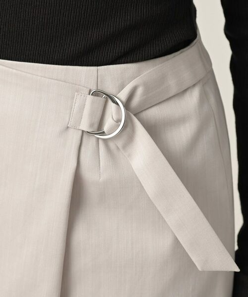 UNTITLED / アンタイトル ロング・マキシ丈スカート | デニム調シャンブレーナロースカート | 詳細14