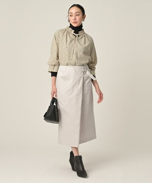 UNTITLED / アンタイトル ロング・マキシ丈スカート | デニム調シャンブレーナロースカート | 詳細4