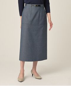 UNTITLED / アンタイトル スカート | オックスアイラインスカート