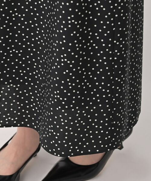 UNTITLED / アンタイトル ロング・マキシ丈スカート | 【セットアップ可/後ろウエストゴム】ランダムドットスカート | 詳細17