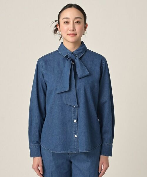 UNTITLED / アンタイトル シャツ・ブラウス | ライトウェイトデニムブラウス | 詳細24
