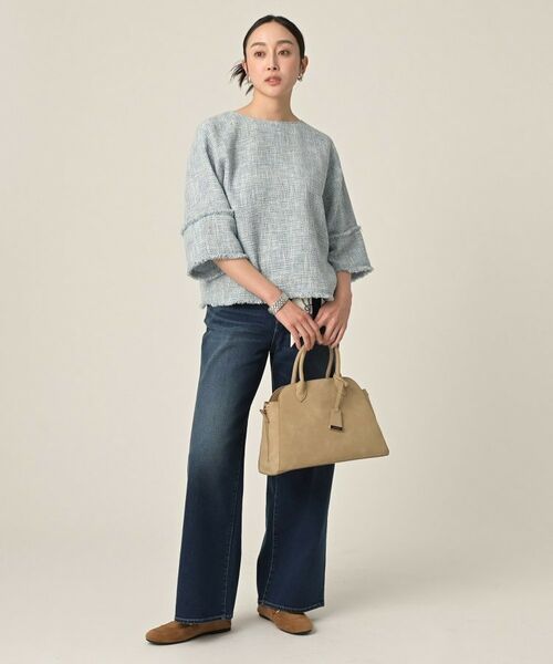 UNTITLED / アンタイトル シャツ・ブラウス | 【洗える】ツイードドルマンブラウス | 詳細13