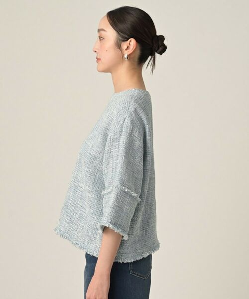 UNTITLED / アンタイトル シャツ・ブラウス | 【洗える】ツイードドルマンブラウス | 詳細16