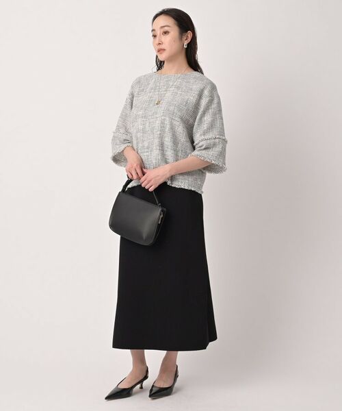 UNTITLED / アンタイトル シャツ・ブラウス | 【洗える】ツイードドルマンブラウス | 詳細4