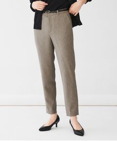 UNTITLED / アンタイトル パンツ | 【通勤スーツ／入卒／セレモニー】ウーステッドカルゼ テーパードパンツ