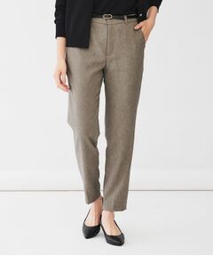 UNTITLED / アンタイトル パンツ | 【通勤スーツ／入卒／セレモニー】ウーステッドカルゼ テーパードパンツ