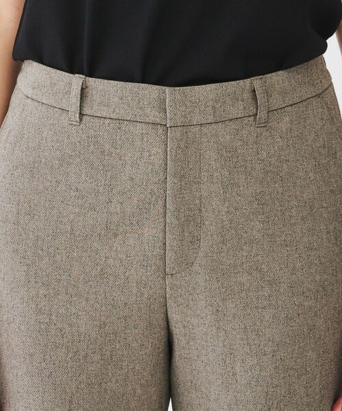 UNTITLED / アンタイトル パンツ | 【通勤スーツ/入卒/セレモニー】ウーステッドカルゼ テーパードパンツ | 詳細13