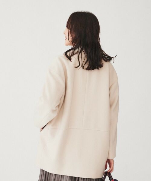 UNTITLED / アンタイトル その他アウター | 【日本製】ミディ丈ノーカラーコート | 詳細9