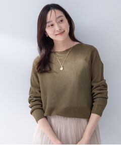 UNTITLED / アンタイトル ニット・セーター | ドライタッチボートネックニット