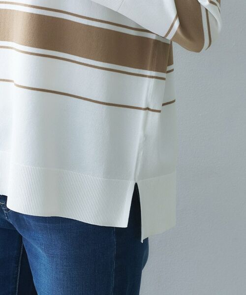 UNTITLED / アンタイトル ニット・セーター | ボーダーボートネックニット | 詳細21