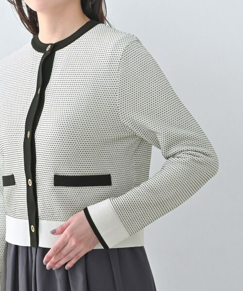 UNTITLED / アンタイトル カーディガン・ボレロ | 配色ハイゲージニットカーディガン | 詳細20