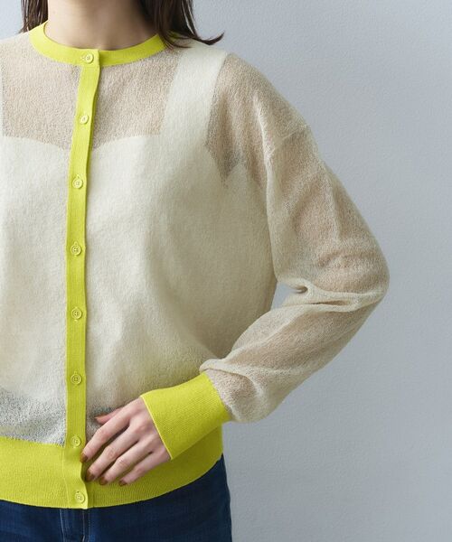 UNTITLED / アンタイトル カーディガン・ボレロ | シアーニットカーディガン | 詳細20