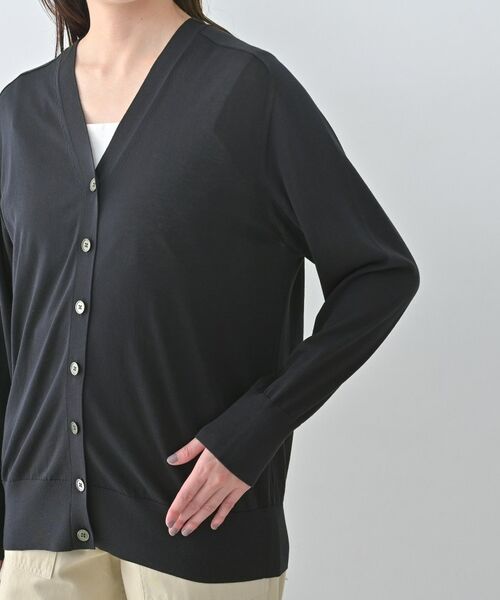 UNTITLED / アンタイトル カーディガン・ボレロ | シアーVネックカーディガン | 詳細16