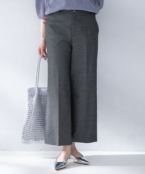 UNTITLED / アンタイトル パンツ | オックスワイドパンツ(ブラック(019))