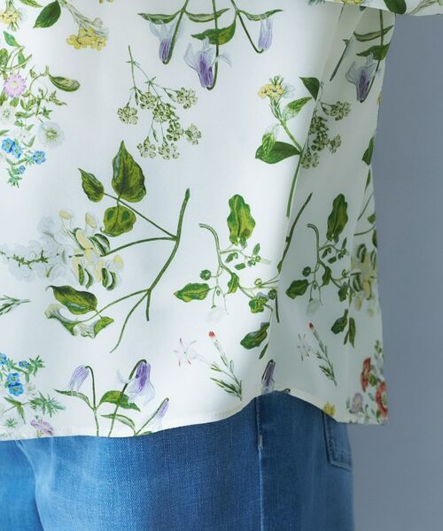 UNTITLED / アンタイトル シャツ・ブラウス | 【花柄/洗える】ボタニカルブラウス | 詳細17