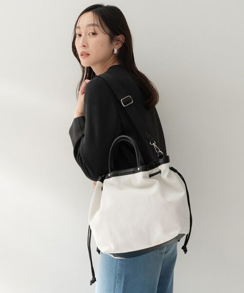 UNTITLED / アンタイトル トートバッグ | 2WAYドロストトート（グレージュ(550)）