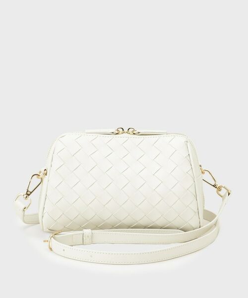 UNTITLED / アンタイトル ショルダーバッグ | メッシュミニショルダー（アイボリー(004)）