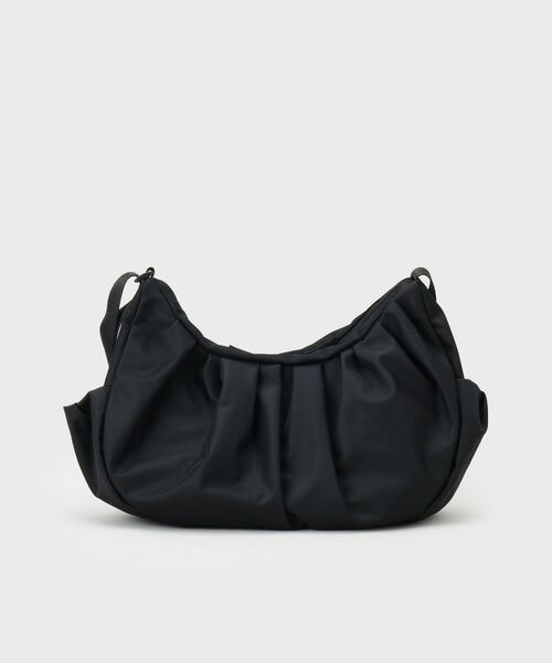 UNTITLED / アンタイトル ショルダーバッグ | 【撥水】タックショルダーバック（ブラック(019)）