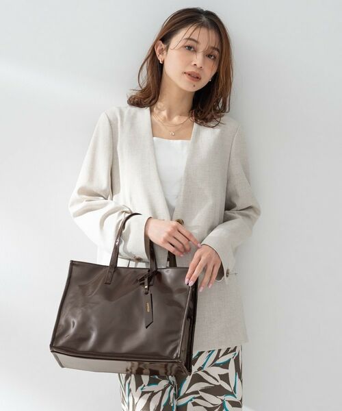 UNTITLED / アンタイトル トートバッグ | エナメルソフトトート | 詳細14