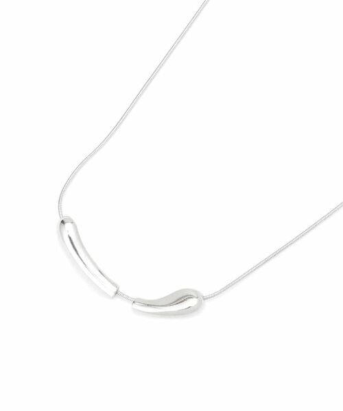 UNTITLED / アンタイトル ネックレス・ペンダント・チョーカー | 【ステンレスチェーン】ニュアンスハートトップ（シルバー(006)）