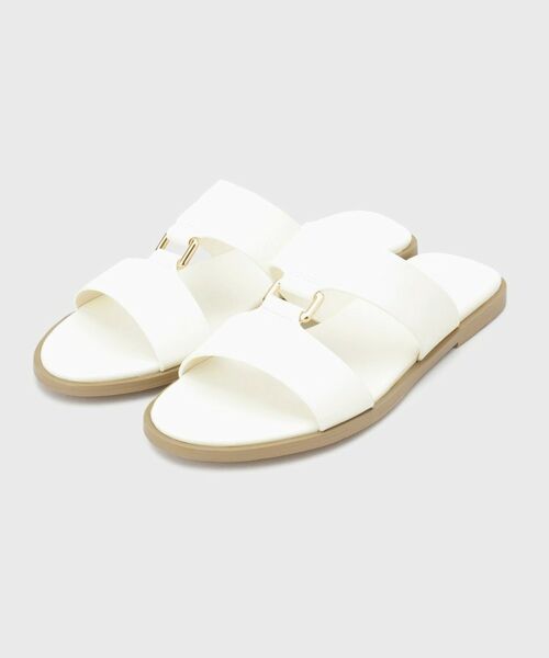 UNTITLED / アンタイトル サンダル | フラットサンダル（オフホワイト(003)）