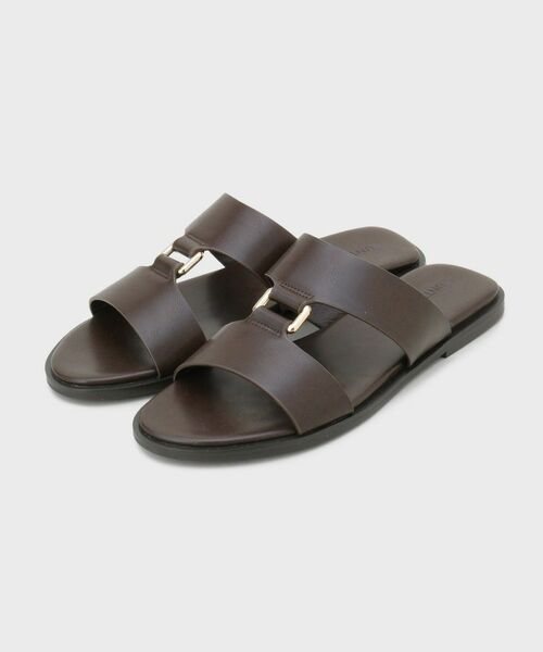 UNTITLED / アンタイトル サンダル | フラットサンダル（ブラウン(044)）