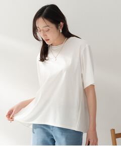 UNTITLED / アンタイトル カットソー | 異素材ドッキングプルオーバー