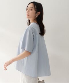 UNTITLED / アンタイトル カットソー | 異素材ドッキングプルオーバー