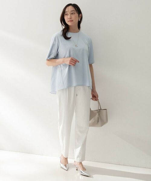 UNTITLED / アンタイトル カットソー | 異素材ドッキングプルオーバー | 詳細12