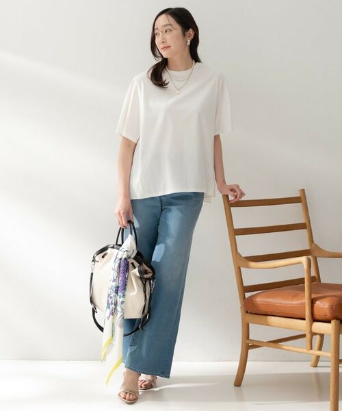 UNTITLED / アンタイトル カットソー | 異素材ドッキングプルオーバー | 詳細4