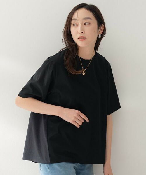 UNTITLED / アンタイトル カットソー | 異素材ドッキングプルオーバー | 詳細6