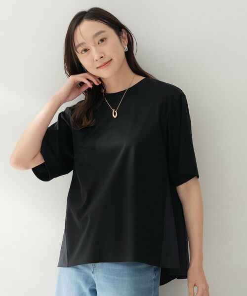 UNTITLED / アンタイトル カットソー | 異素材ドッキングプルオーバー | 詳細7