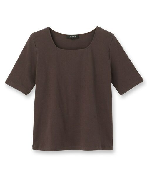 UNTITLED / アンタイトル カットソー | スクエアネックプルオーバー | 詳細1