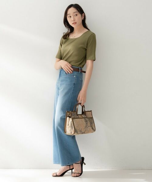 UNTITLED / アンタイトル カットソー | スクエアネックプルオーバー | 詳細12