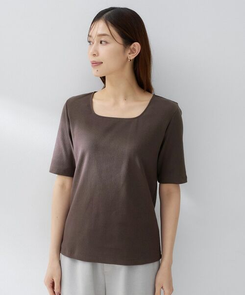 UNTITLED / アンタイトル カットソー | スクエアネックプルオーバー | 詳細18