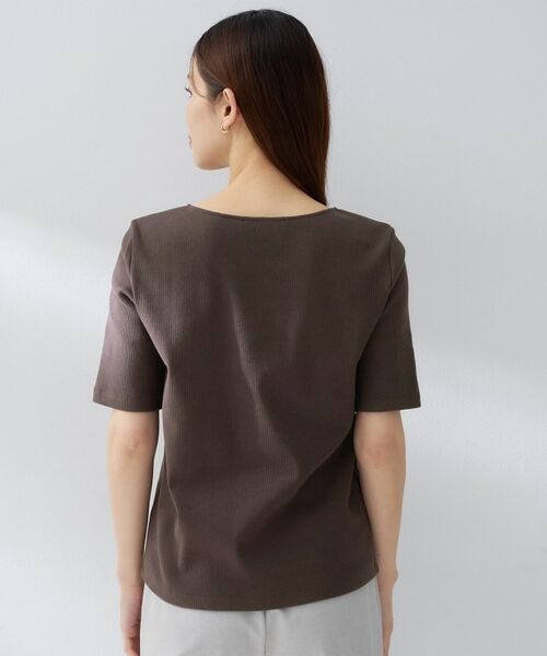 UNTITLED / アンタイトル カットソー | スクエアネックプルオーバー | 詳細20