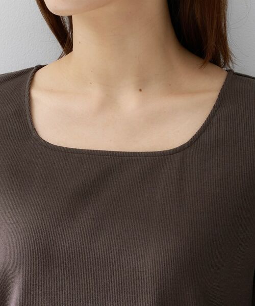 UNTITLED / アンタイトル カットソー | スクエアネックプルオーバー | 詳細21