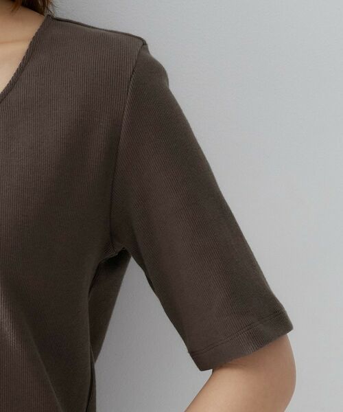 UNTITLED / アンタイトル カットソー | スクエアネックプルオーバー | 詳細22