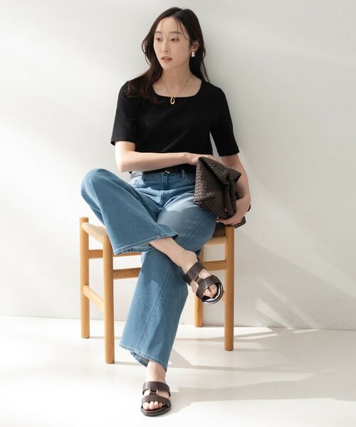 UNTITLED / アンタイトル カットソー | スクエアネックプルオーバー | 詳細7