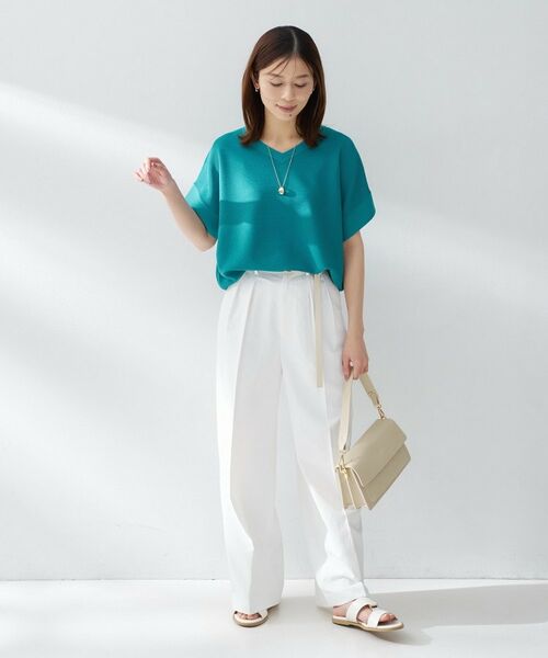 UNTITLED / アンタイトル ニット・セーター | 前後2WAYフレンチスリーブニット | 詳細17