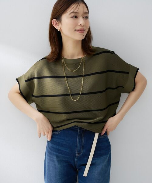 UNTITLED / アンタイトル ニット・セーター | 前後2WAYフレンチスリーブニット | 詳細19