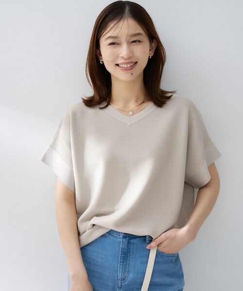 UNTITLED / アンタイトル ニット・セーター | 前後2WAYフレンチスリーブニット | 詳細2