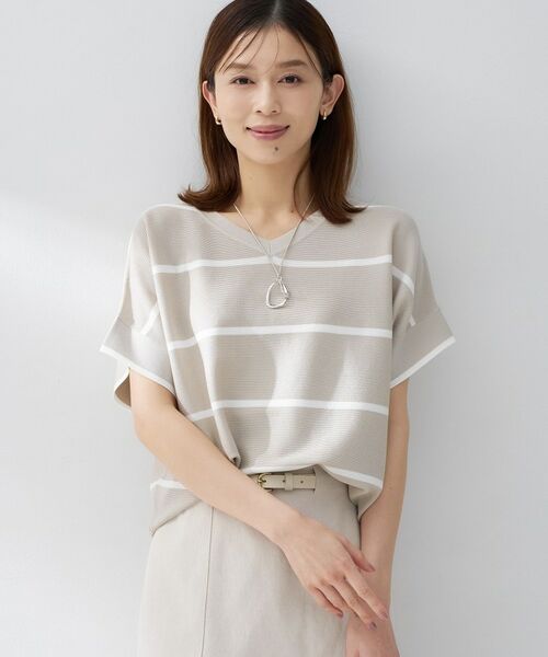 UNTITLED / アンタイトル ニット・セーター | 前後2WAYフレンチスリーブニット | 詳細24