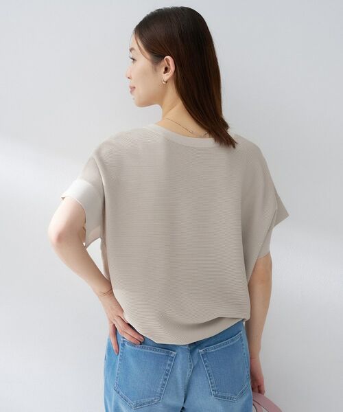 UNTITLED / アンタイトル ニット・セーター | 前後2WAYフレンチスリーブニット | 詳細3