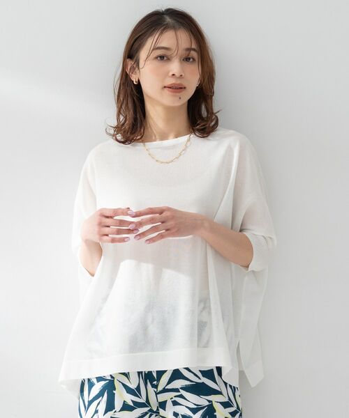 UNTITLED / アンタイトル ニット・セーター | シアーレーヨンプルオーバー | 詳細2