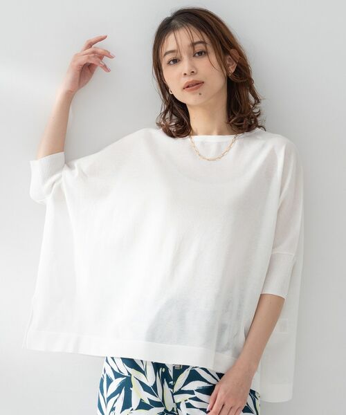 UNTITLED / アンタイトル ニット・セーター | シアーレーヨンプルオーバー | 詳細3