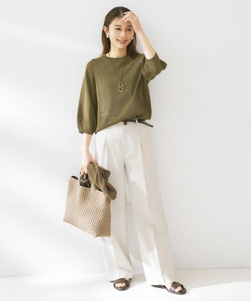 UNTITLED / アンタイトル ニット・セーター | クルーネックドライニット | 詳細16